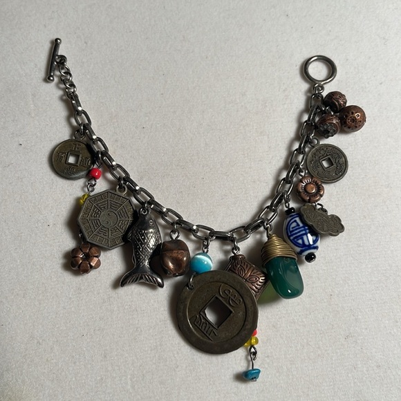 Multicolor Charm Necklace & Bracelet - Picture 2 of 2